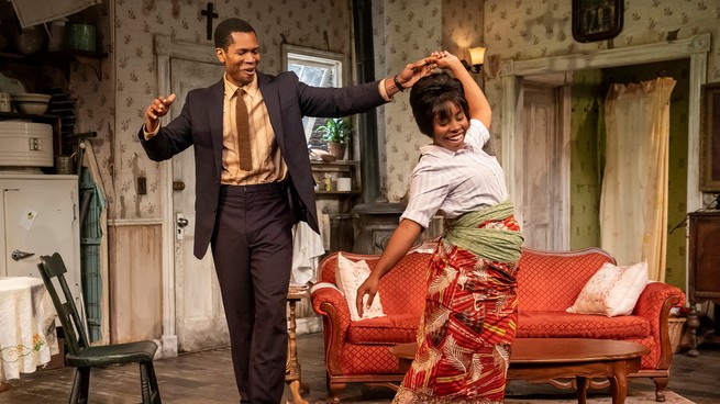 A scene from Robert O'Hara's rendition of "A Raisin in the Sun"