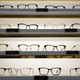 The shelves at a Warby Parker store in New York