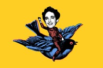 Alex Berenson flying on a Twitter bird