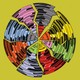 On green background, an LP record shattered into 8 multi-colored slices with different genre labels: Alt, Rap, Indie, Pop, Rock, Country, EDM, Metal