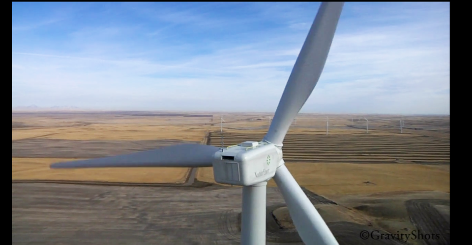 Beautiful Helicam Footage of a Montana Wind Farm The Atlantic