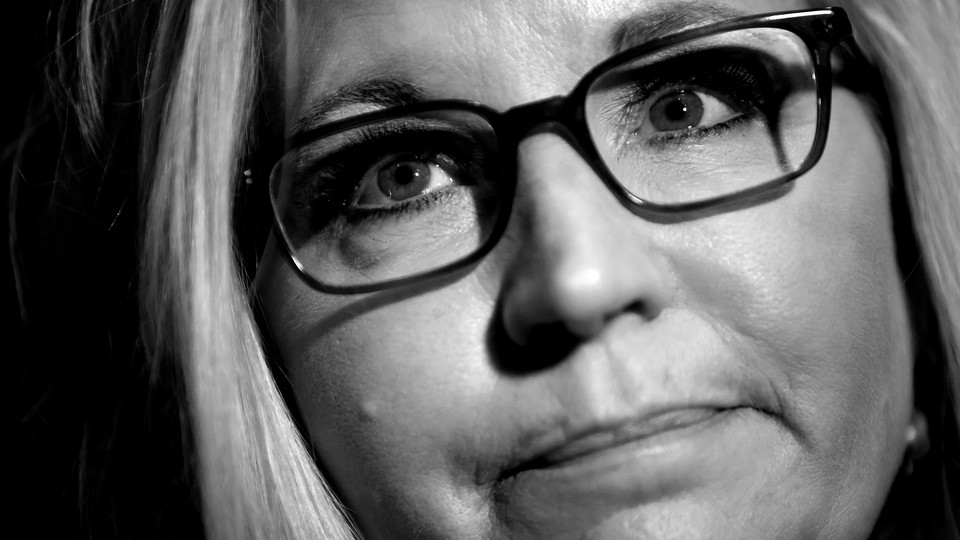 close-up of Liz Cheney