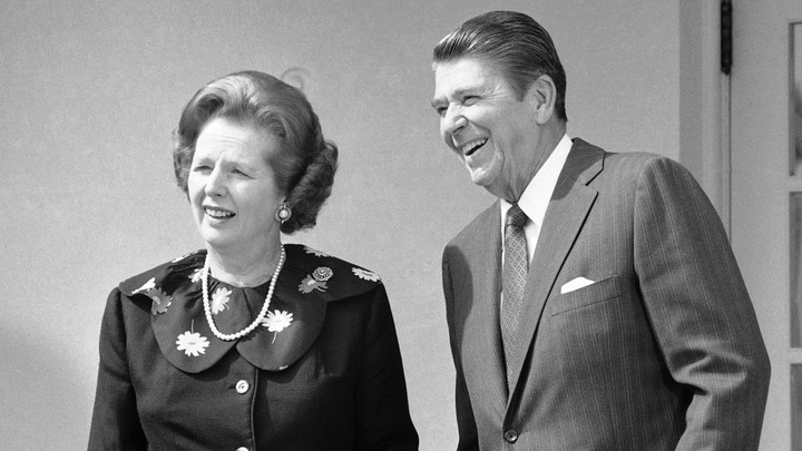 Margaret Thatcher and Ronald Reagan