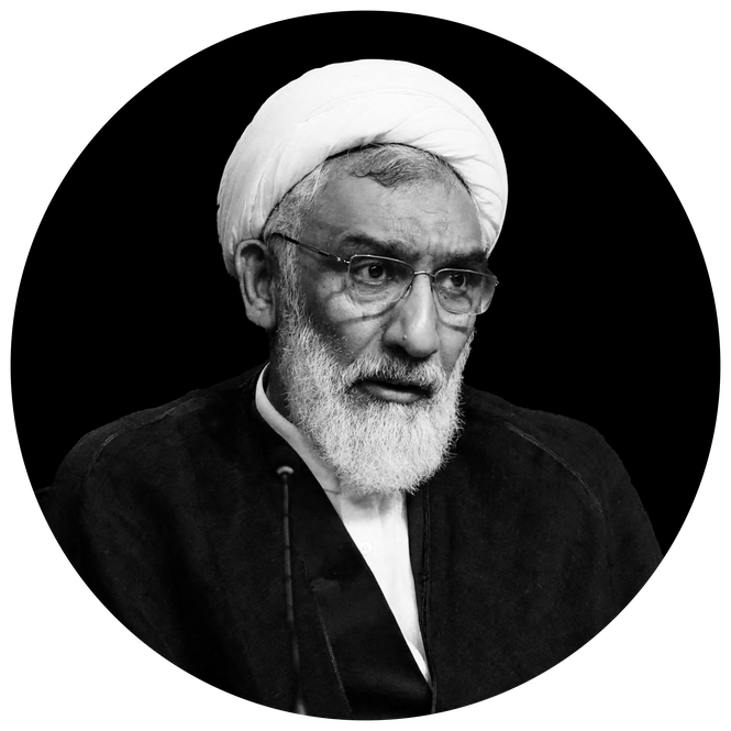 black and white portrait of Mostafa Pourmohammadi