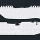 Illustration of a military plane in silhouette against a piece of torn notebook paper.