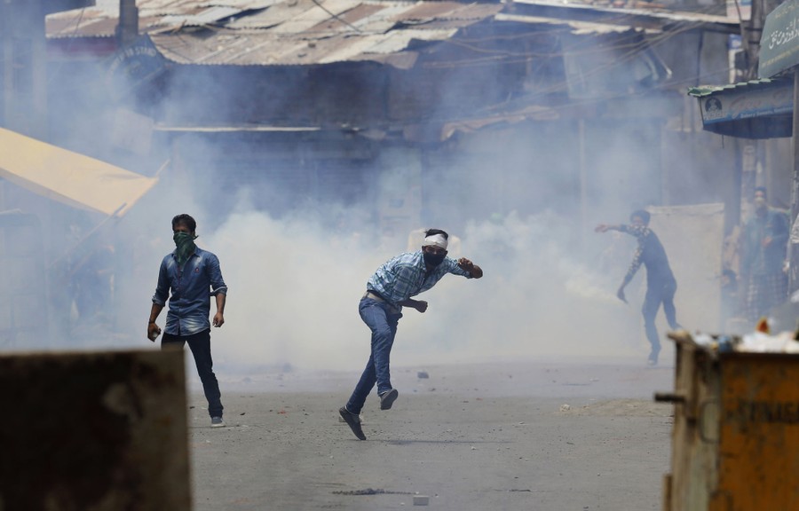 Kashmir Protests Turn Violent After Death of Separatist Leader Burhan ...