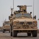 A convoy from the U.S. led international coalition against the Islamic State in Syria on November 22, 2018