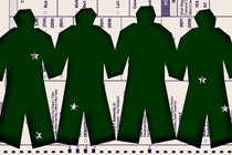 An illustration of a ballot with stick figures united above it