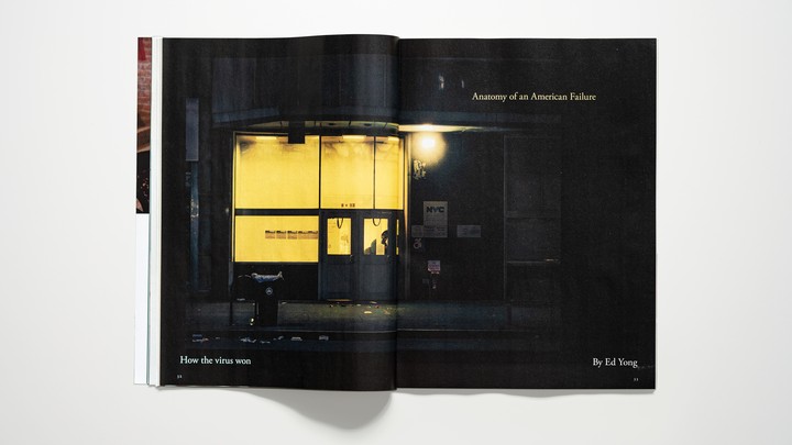 photo of "Anatomy of an American Failure" spread in magazine