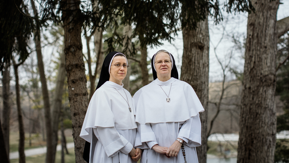 A photo of Sister Miriam Holzman and Sister John Dominic Rasmussen
