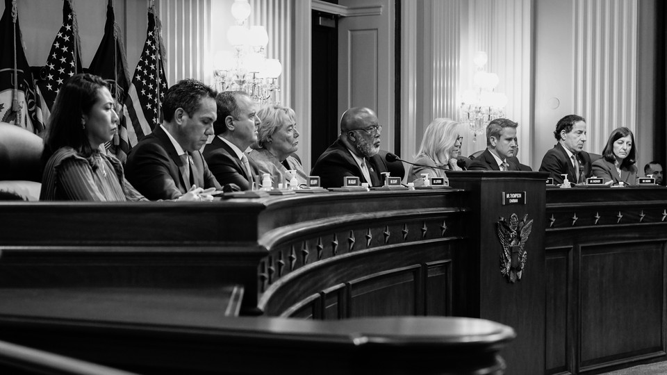 Image of the opening hearing of the House panel on January 6