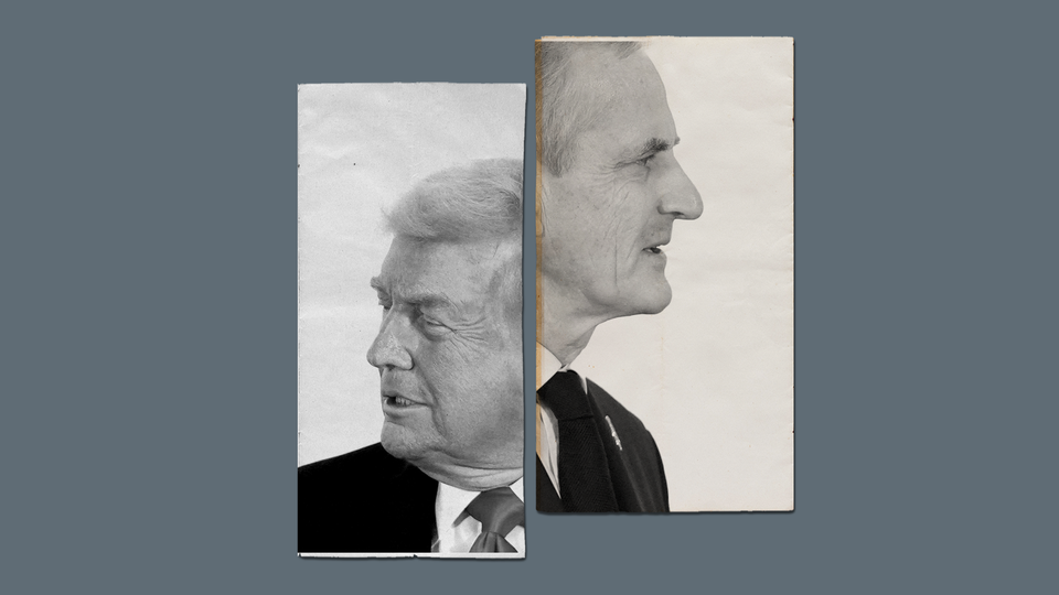 profile pictures of Donald Trump and Jonas Gahr Støre