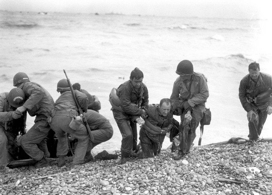 in the line of fire a story about d day