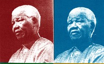 Colorized images of Nelson Mandela