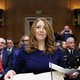 Casey Means seated at a desk during her confirmation hearing before the Senate HELP committee
