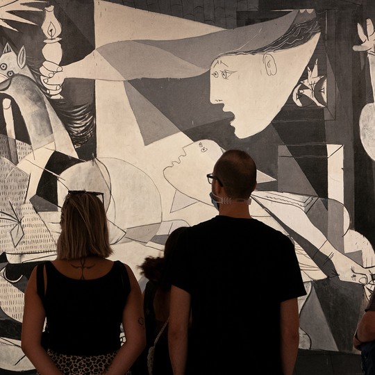 偉大な The Atlantic The - Guernica of Cowardice 絵画