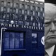 A collage of director of National Intelligence Tulsi Gabbard's face, the Wuhan Institute of Virology, President Donald Trump's face, and renderings of Covid-19's spike protein.
