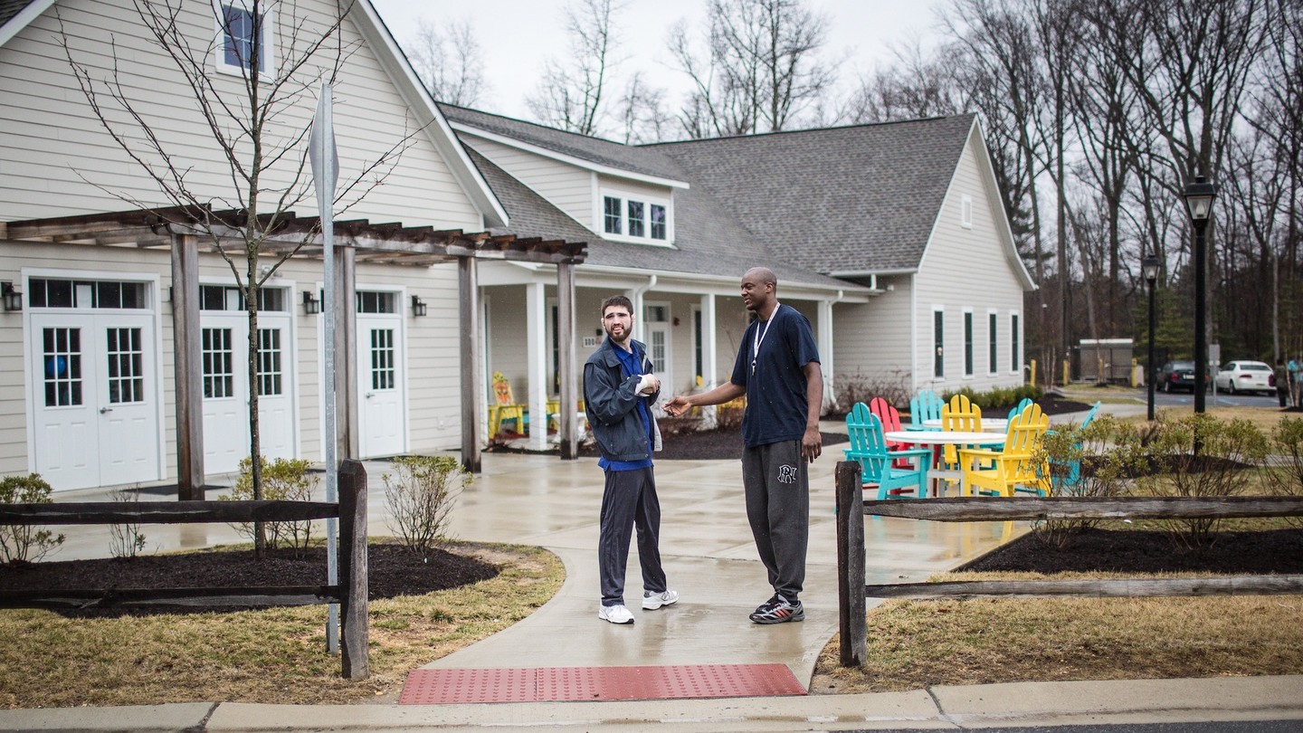 The Little Blue Cottage and Forest Hill: Real estate offices of Rockefeller  development