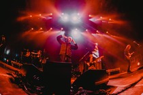 The National performing in concert