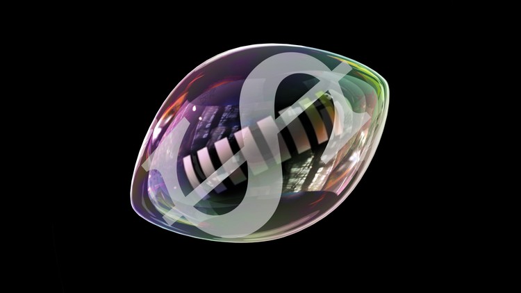 A dollar sign inside a transparent football