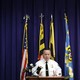 Baltimore Police Commissioner Kevin Davis speaks on Tuesday