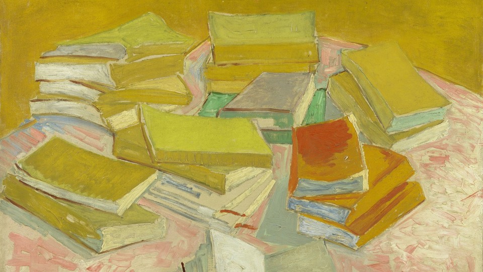 Piles of French Novels, by Vincent van Gogh