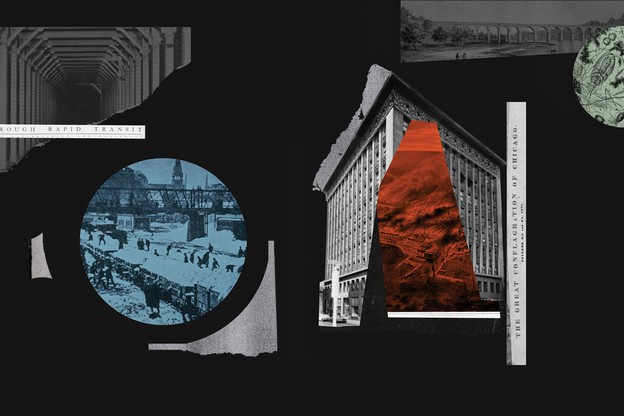 A collage of government buildings and structures