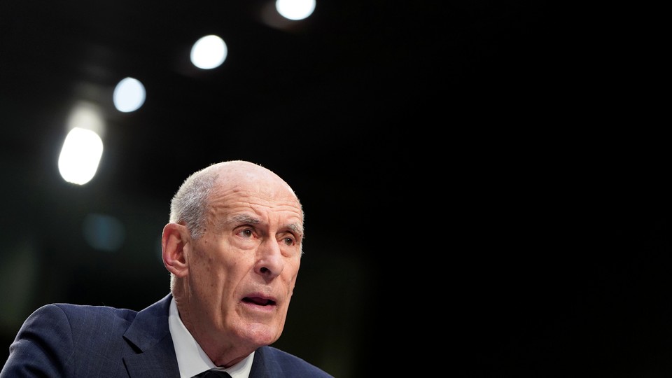 Director of National Intelligence Dan Coats testifies at the Senate Intelligence Committee hearing about worldwide threats.