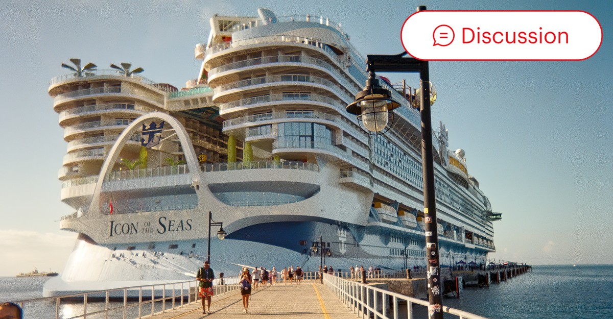 Icon of the Seas Inaugural 2024 Hat Purple Teal A New Era: Icon of the Seas Joins Royal Caribbean | CSI Expo main image 3