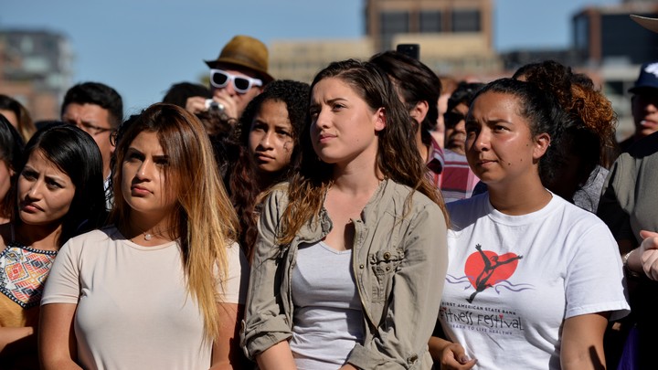 Latino students in Denver at a Voto Latino event in 2016