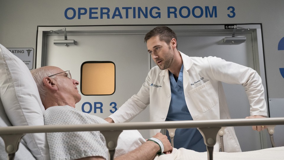 Ryan Eggold as Dr. Max Goodwin on 'New Amsterdam'