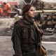 Felicity Jones as Jyn Erso wears a dark brown outfit in 'Rogue One'