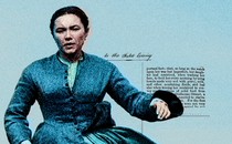 Collage of Florence Pugh as Lib in "The Wonder"
