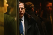 Former CIA director David Petraeus arrives to meet with U.S. President-elect Donald Trump on November 28, 2016.