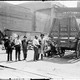 A photograph of the Chicago stockyard strike of 1904