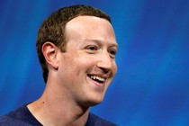 Mark Zuckerberg smiling