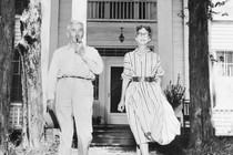 William Faulkner and his wife Estelle in 1955