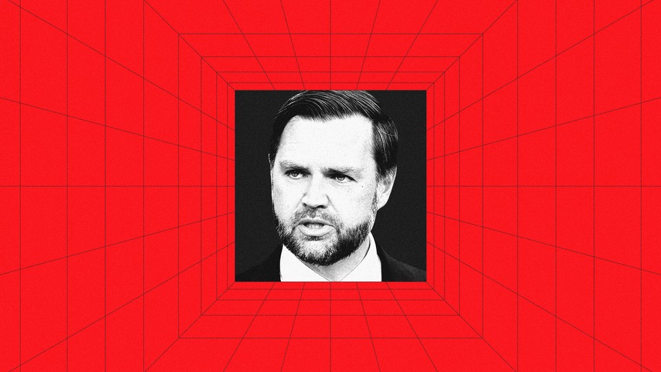 Graphic with J. D. Vance's face