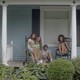 girls on a porch