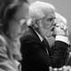 The scientist Robert Malone sits in a meeting of the CDC's Advisory Committee on Immunization Practices.
