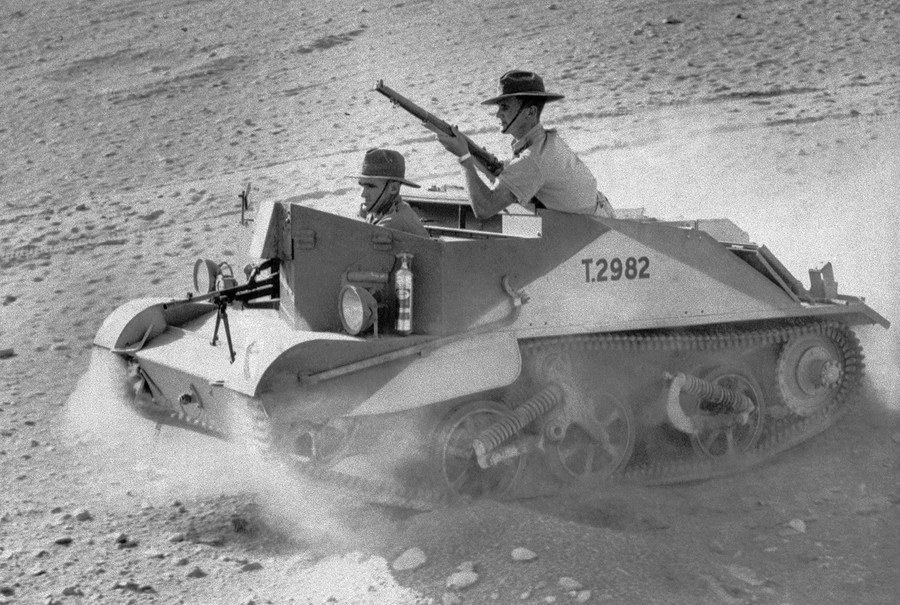 what battle did the British fake moving their tanks wwii north africa