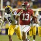 Alabama Crimson Tide quarterback Tua Tagovailoa (13) carries for a 44-yard touchdown against the LSU Tigers during the third quarter at Tiger Stadium.