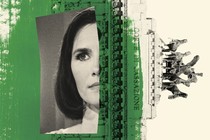 Amanda Knox's face in collage