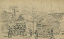Field hospital on the battlefield at Chancellorsville, May 1863