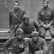 Black-and-white photo of soldiers of the 369th Battalion