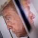 Photo of Donald Trump and his reflection