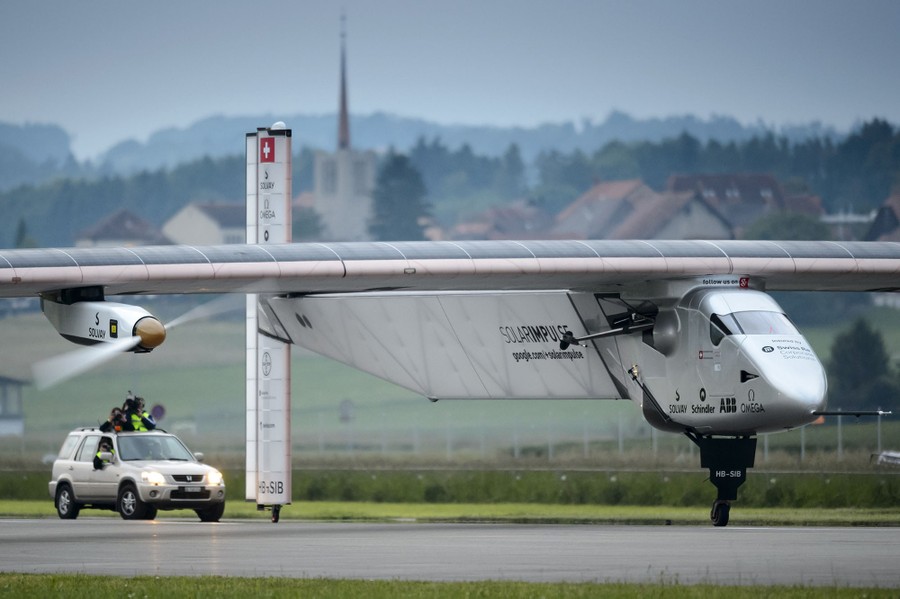 Solar Panels On Planes