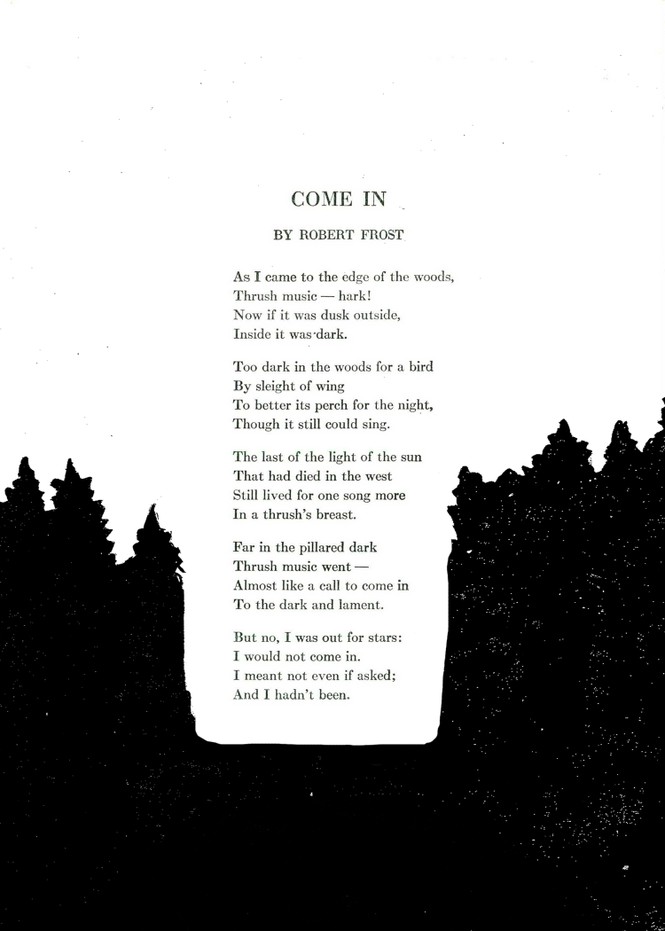 symbolism in robert frost poetry