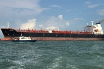A large ship 