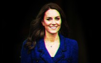A blurry photo of Kate Middleton